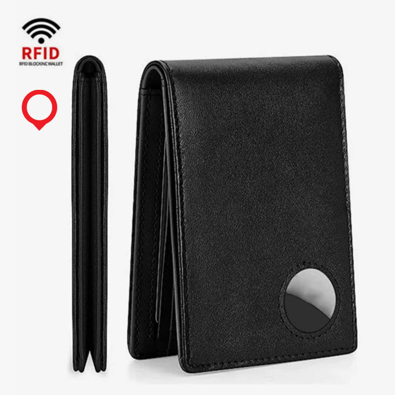 mobi.D (mobile digital) Smart AirTag Classic Leather Wallet