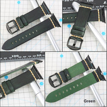 Load image into Gallery viewer, mobiD-apple-watch-vintage-genuine-leather-case_green
