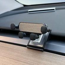 Load image into Gallery viewer, Tesla Model Y 2021-2024 Car Cell Phone Holder Wooden Gravity Mount Bracket
