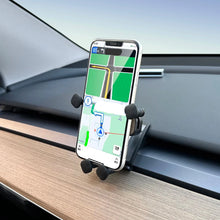 Load image into Gallery viewer, Tesla Model Y 2021-2024 Car Cell Phone Holder Wooden Gravity Mount Bracket
