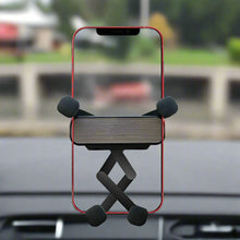 Load image into Gallery viewer, Tesla Model Y 2021-2024 Car Cell Phone Holder Wooden Gravity Mount Bracket
