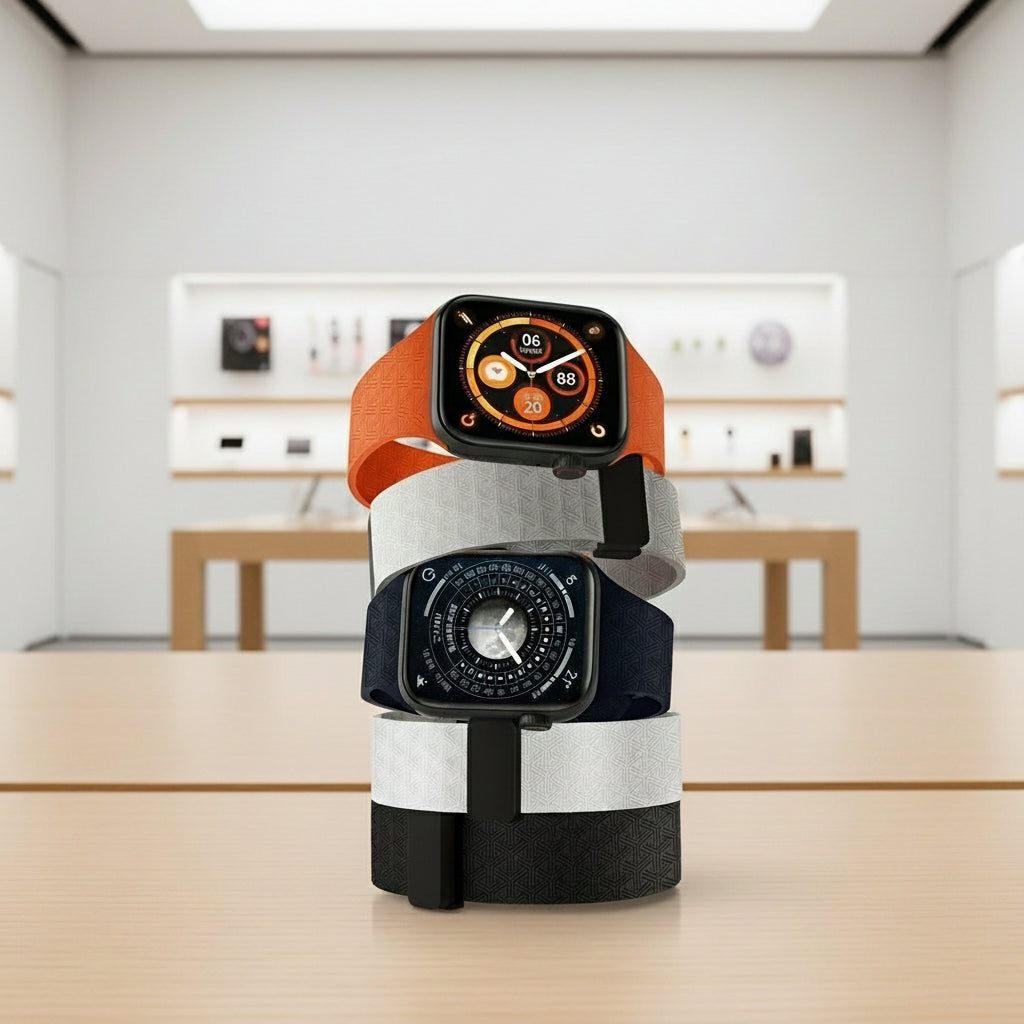 Apple Watch magnetic folding band with adjustable secure closure