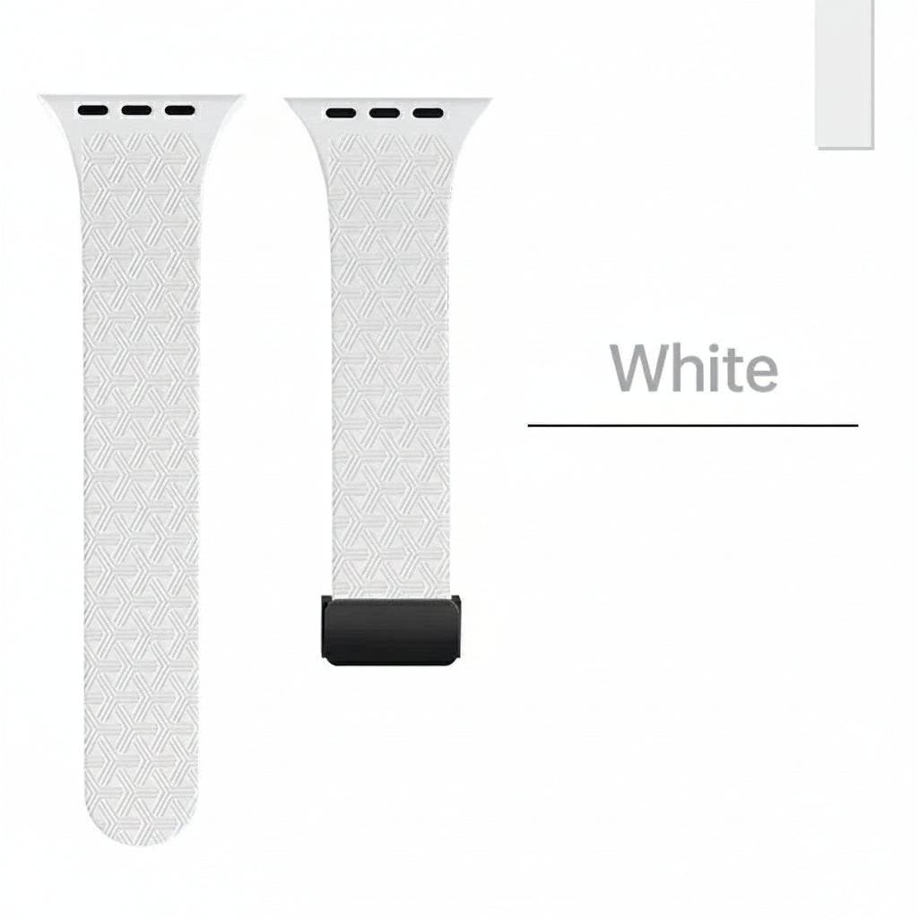 Adjustable folding band with magnets for Apple Watch