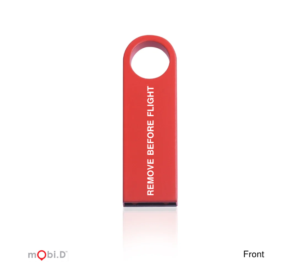 mobi.D AeroDrive 001 - Remove Before Flight - High-Speed USB Flash Drive | Portable Pen Drive Stick