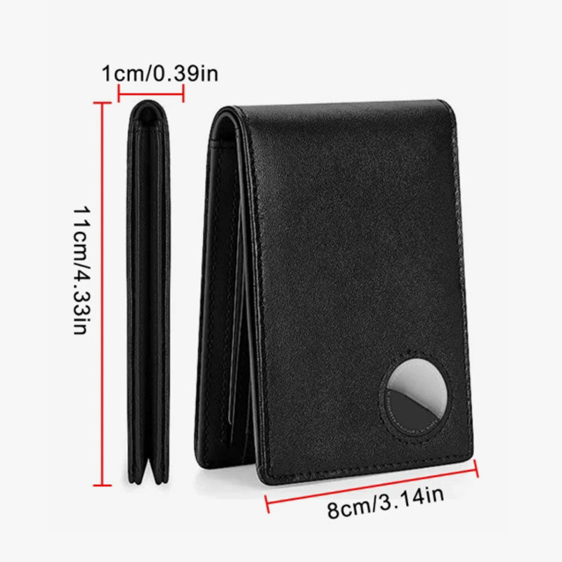 mobi.D (mobile digital) Smart AirTag Classic Leather Wallet