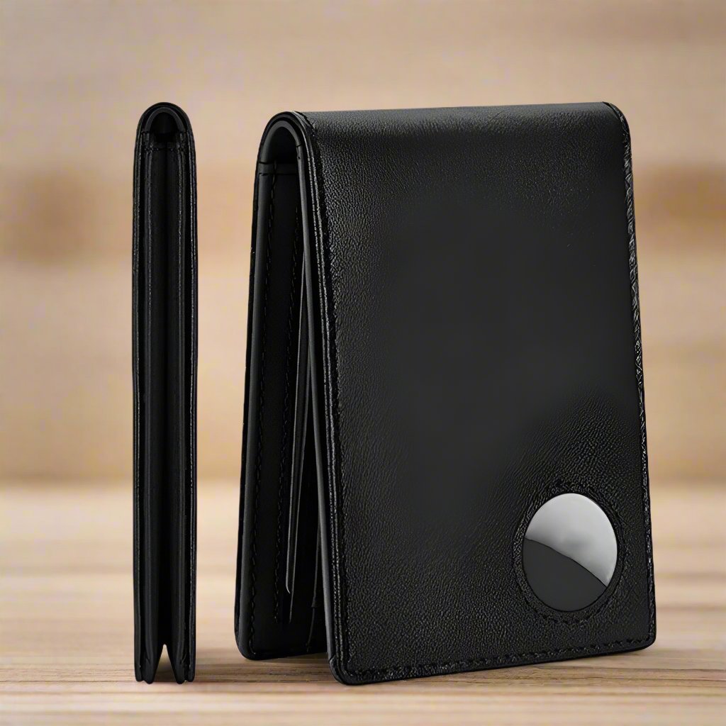 mobi.D (mobile digital) Smart AirTag Classic Leather Wallet