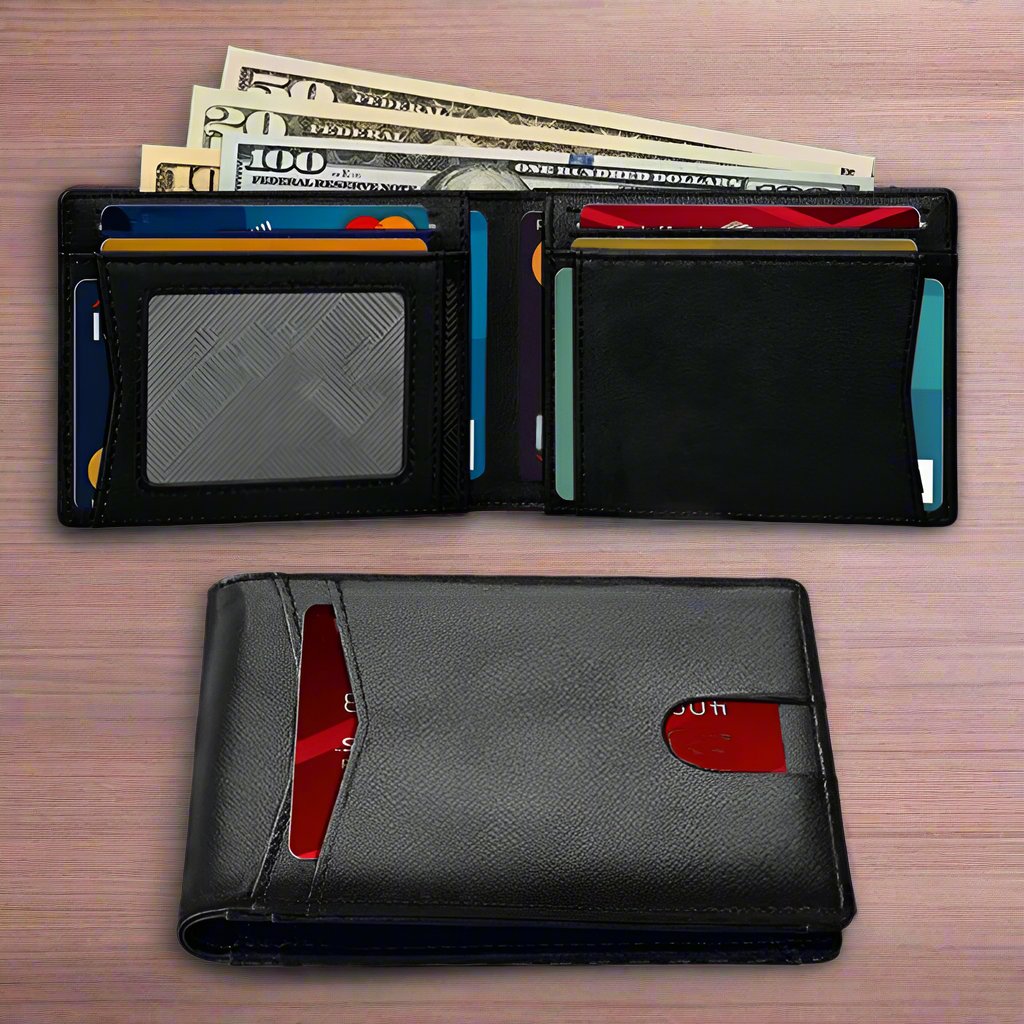mobi.D (mobile digital) Smart AirTag Classic Leather Wallet