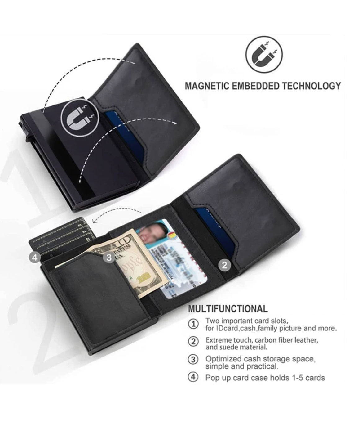 mobi.D (mobile digital) Smart AirTag Minimalist Wallet
