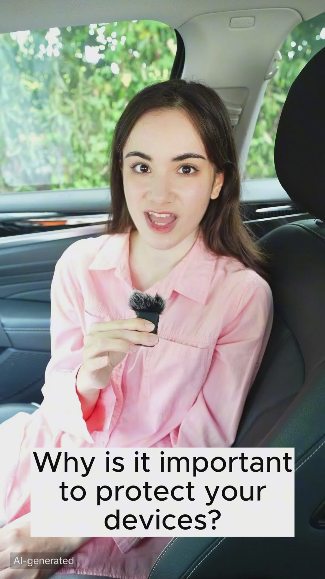 Genuine leather Apple Watch band with case in classic tan, fits Series 6, 40mm