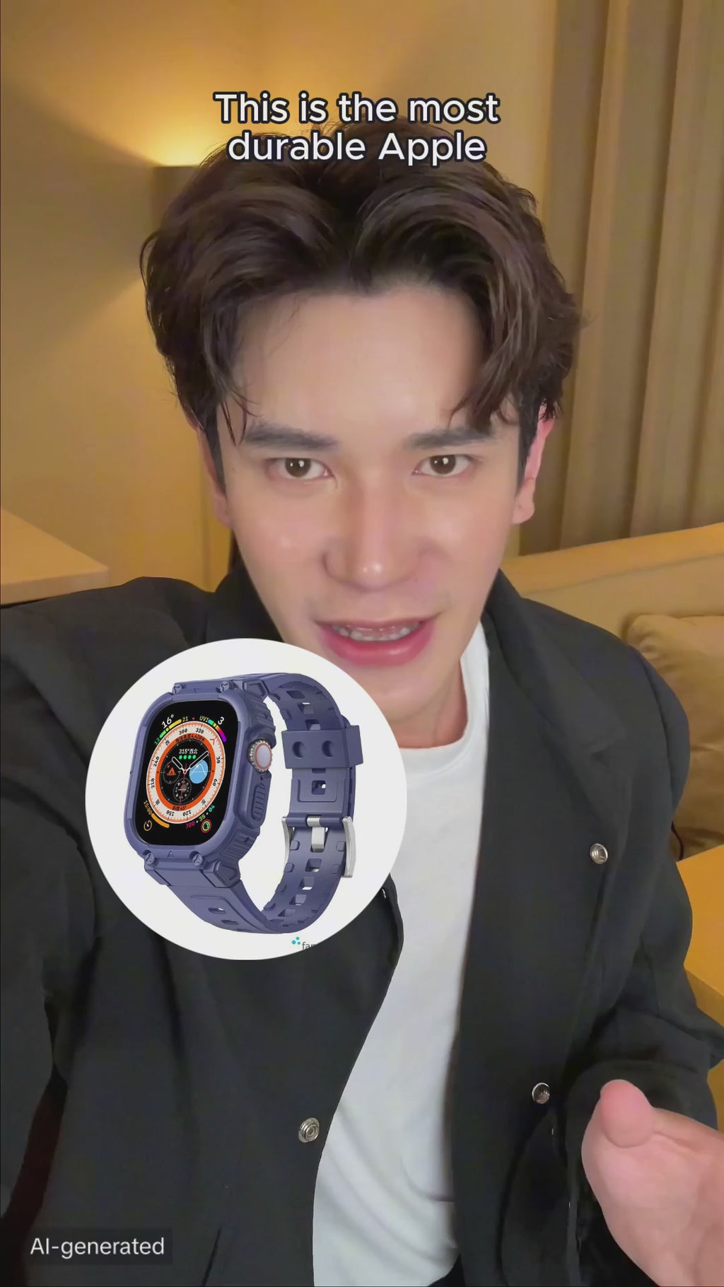 mobi.D (mobile digital) Apple Watch Rugged Unibody Watchband