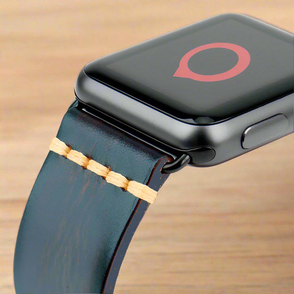 mobi.D (mobile digital) Apple Watch Vintage Genuine Leather Strap