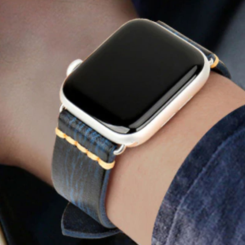 mobi.D (mobile digital) Apple Watch Vintage Genuine Leather Strap