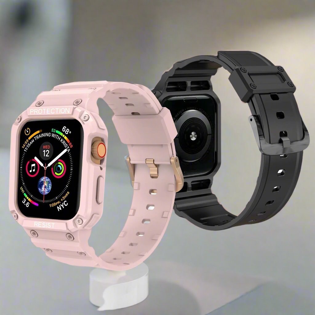 mobile digital) Apple Watch Rugged Unibody Case and Watchband