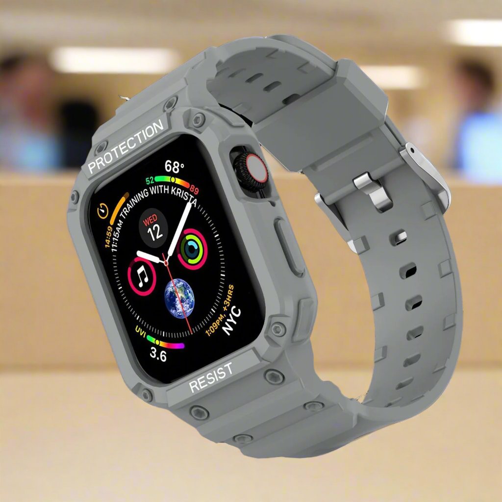mobile digital) Apple Watch Rugged Unibody Case and Watchband