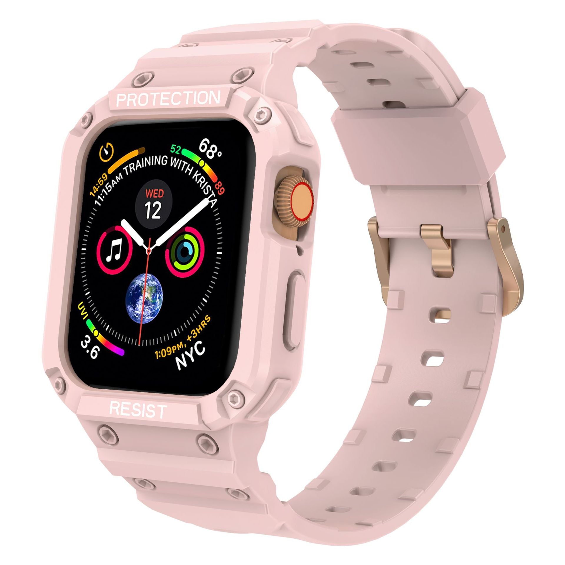 mobile digital) Apple Watch Rugged Unibody Case and Watchband