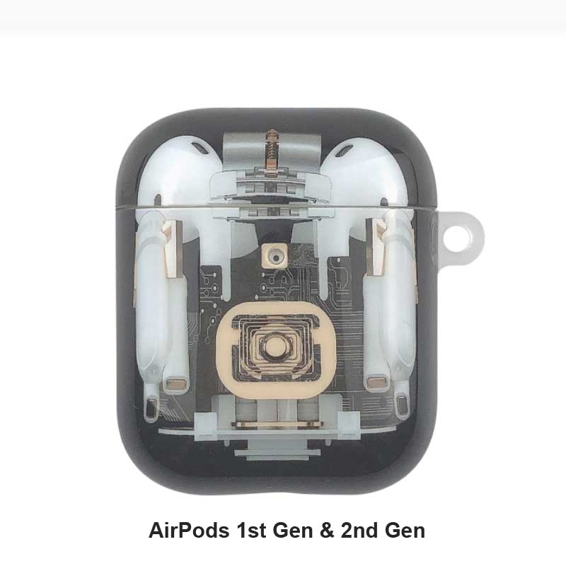 mobi.D (mobile digital) Graphite AirPods Soft Case