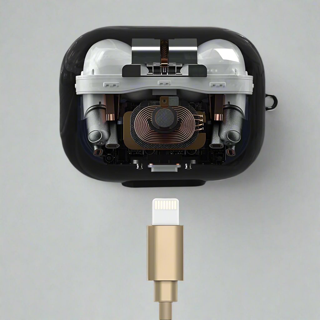 mobi.D (mobile digital) Graphite AirPods Soft Case