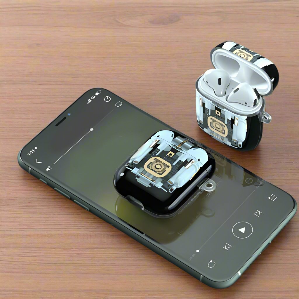 mobi.D (mobile digital) Graphite AirPods Soft Case