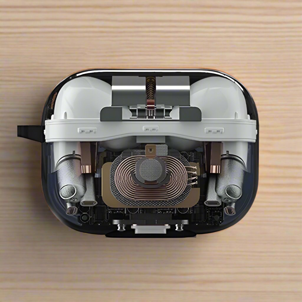 mobi.D (mobile digital) Graphite AirPods Soft Case