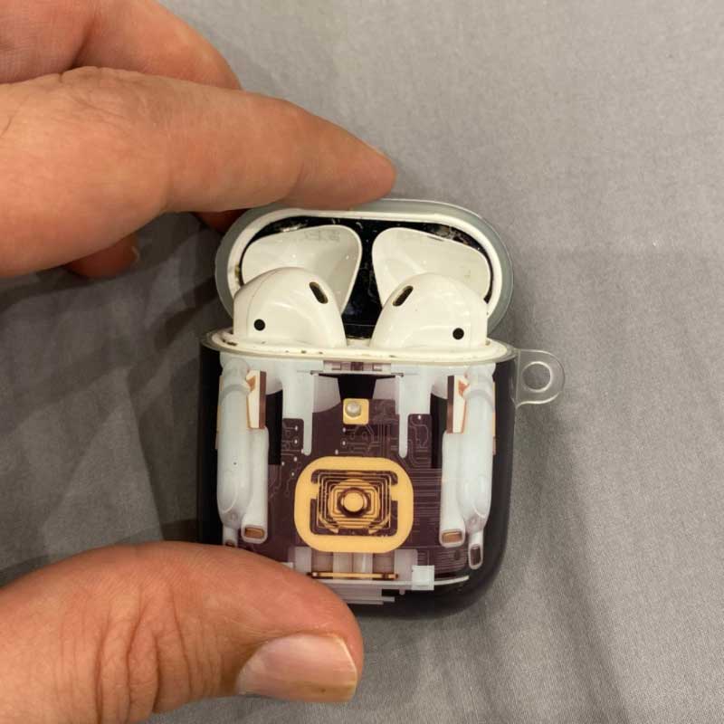 mobi.D (mobile digital) Graphite AirPods Soft Case