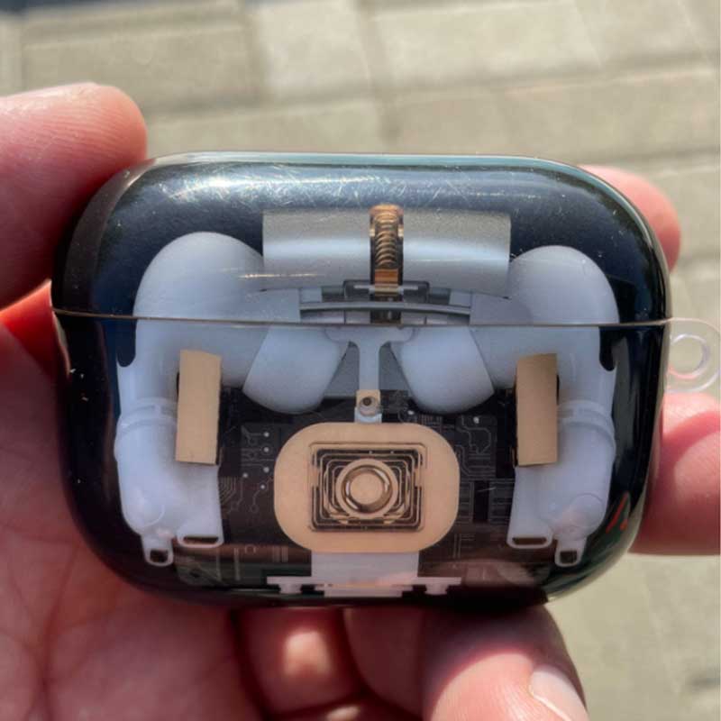 mobi.D (mobile digital) Graphite AirPods Soft Case