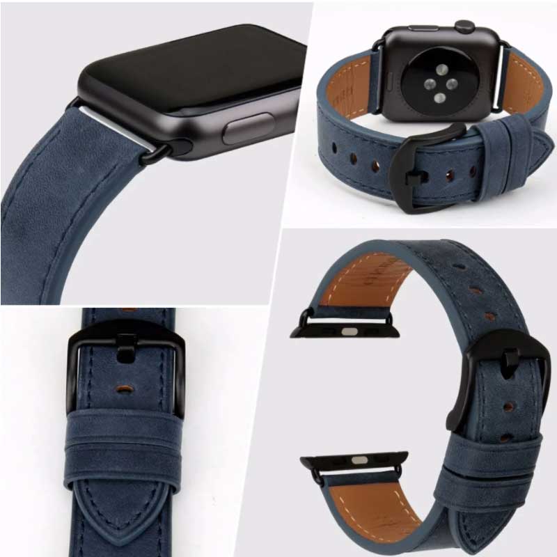 mobi.D (mobile digital) MK Series Genuine Leather Apple Watch Band
