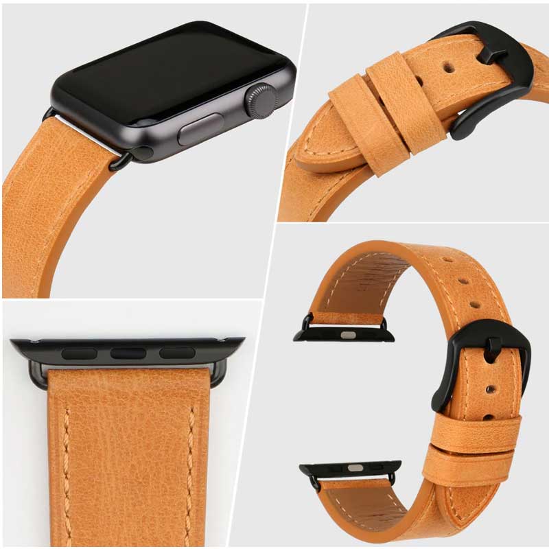 mobi.D (mobile digital) MK Series Genuine Leather Apple Watch Band