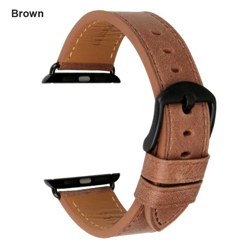 mobi.D (mobile digital) MK Series Genuine Leather Apple Watch Band