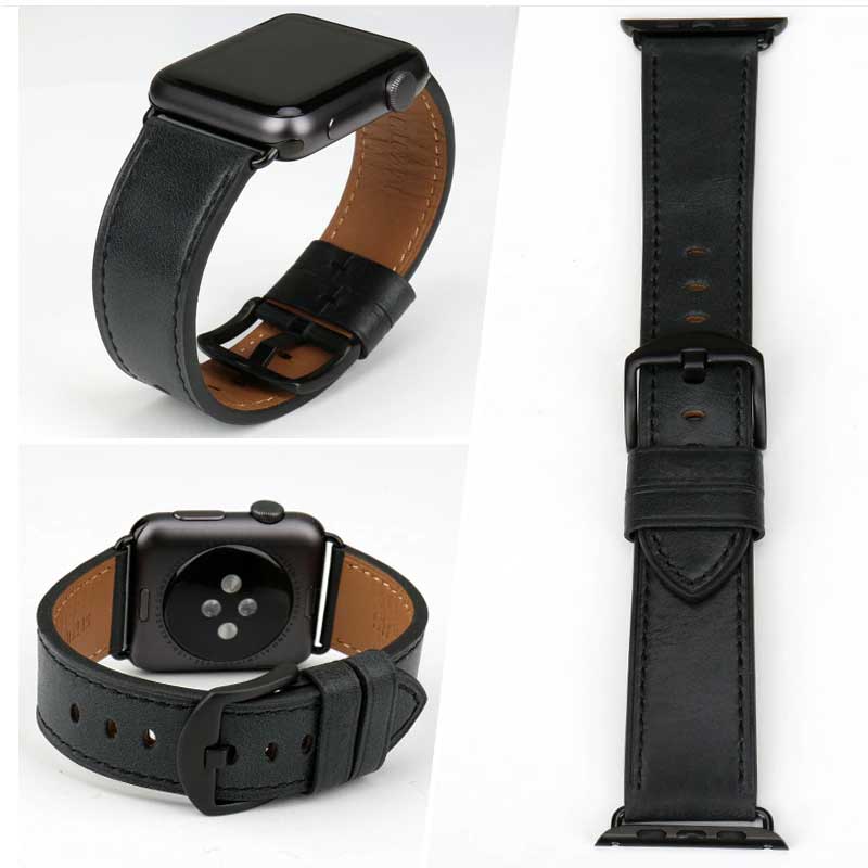 mobi.D (mobile digital) MK Series Genuine Leather Apple Watch Band
