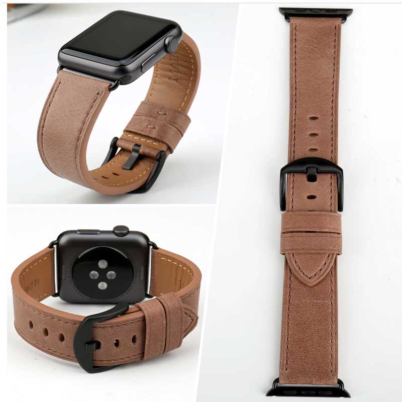 mobi.D (mobile digital) MK Series Genuine Leather Apple Watch Band