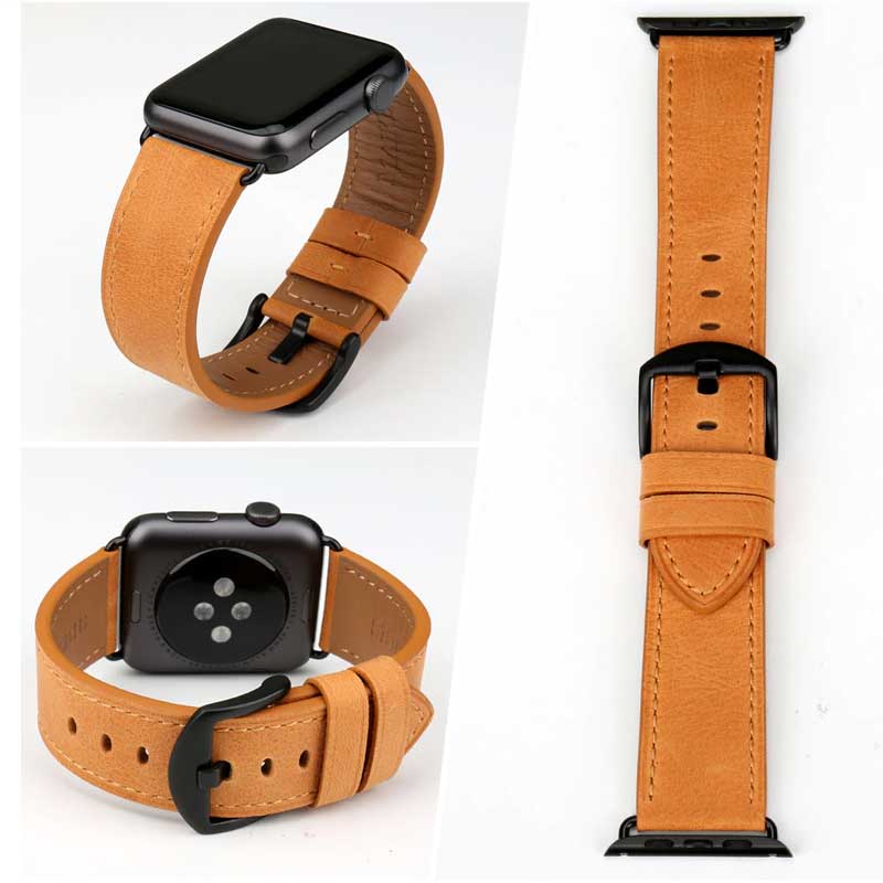mobi.D (mobile digital) MK Series Genuine Leather Apple Watch Band